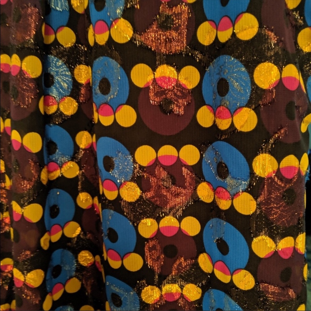 NEW Anna Sui for Target Metallic Dress - L - Picture 4 of 4